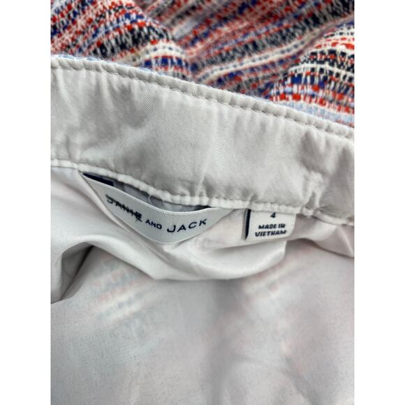 Janie and Jack girls 4 tweed  buttoned side zip skirt - Picture 4 of 5